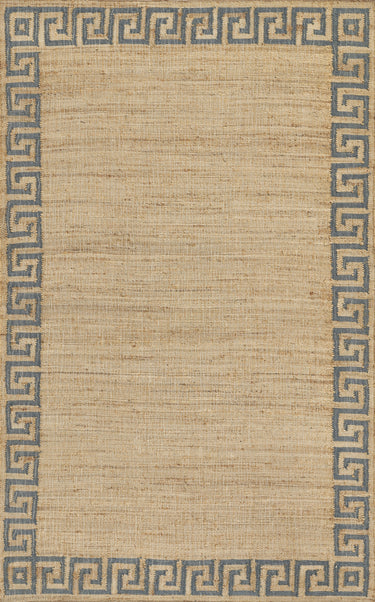 Erin Gates ORC-7 Greek Key Runner Rug, Blue 2'3" X 8' Runner
