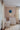 Ivory Floral area rug 3'6" X 5 - overhead flat lay view