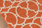Orange Contemporary Area Rug - AR6042