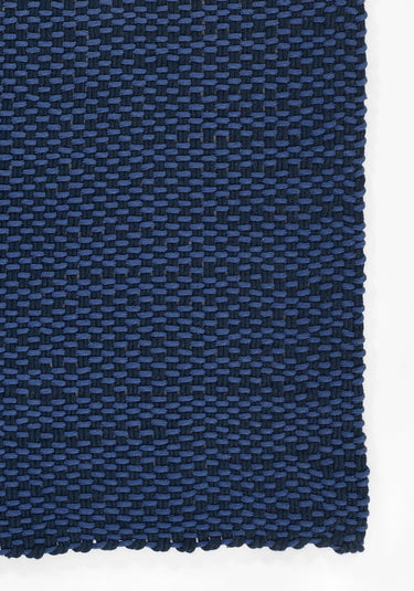 Blue area rug 8' X 10' - close-up of pattern and texture