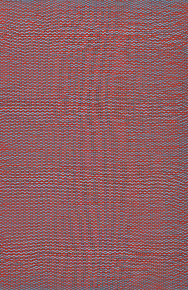 Paracord Red Runner Rug - PCD-1 Handwoven, 2'6" X 8' Runner