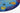 Playground PLY-3 Ocean Blue Round Area Rug by Momeni - 4' X 4' Round