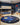 Blue Polyester area rug 6' X 6' - full product view on white background
