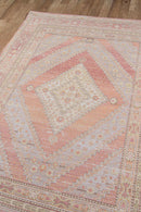 Pink Traditional Area Rug 