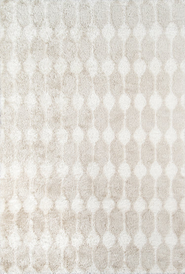 Novogratz Retro RET-4 Taupe Hand - Tufted Area Rug, 3'6" X 5'6"