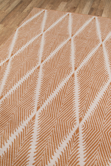 Polyester area rug 3'6" X 5 - close-up of pattern and texture