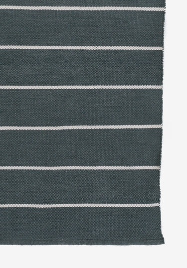 Blue area rug 100 3'6 - close-up of pattern and texture