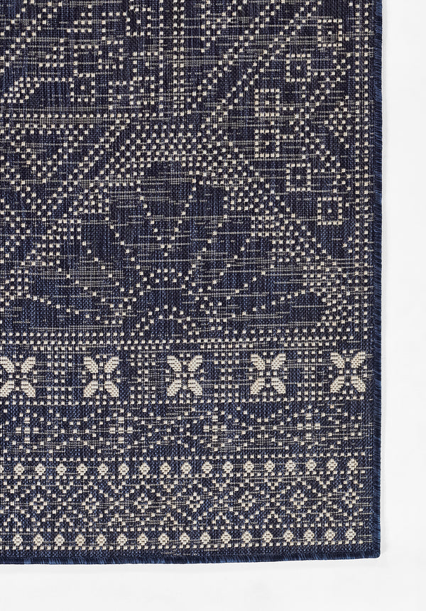 Riviera Navy Area Rug by Momeni - 2' X 3' lifestyle