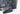 Navy Polypropylene area rug 8' X 10' - full product view on white background