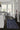 Navy area rug 9' X 12' - overhead flat lay view