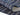 Navy Transitional area rug 2'7" X 7 - corner detail and border