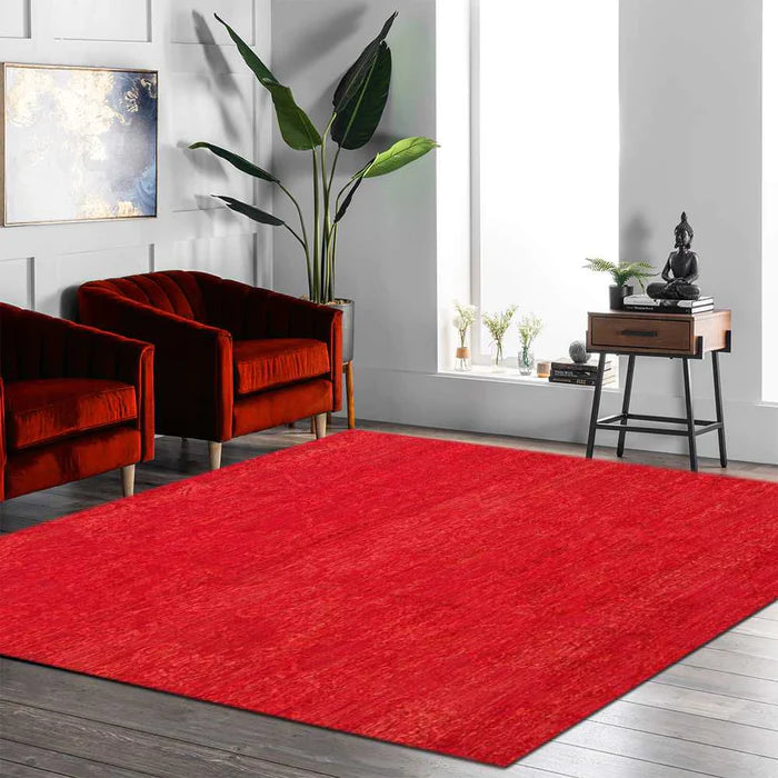Red Ikat Area Rug - AR3098