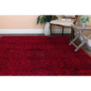 Red Overdyed Area Rug - AR3541