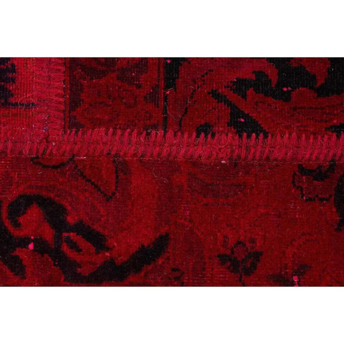 Red Overdyed Area Rug - AR3497