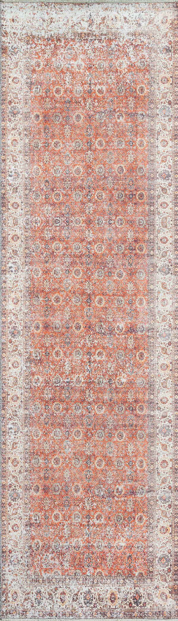 Red Traditional Area Rug - AR6138
