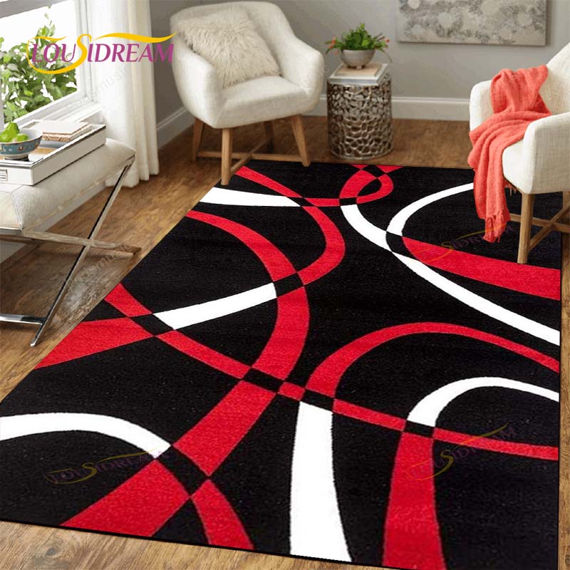 Nordic Abstract Kids Carpets Living Room