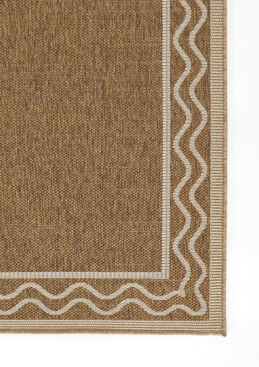 Natural area rug 8' X 10' - close-up of pattern and texture