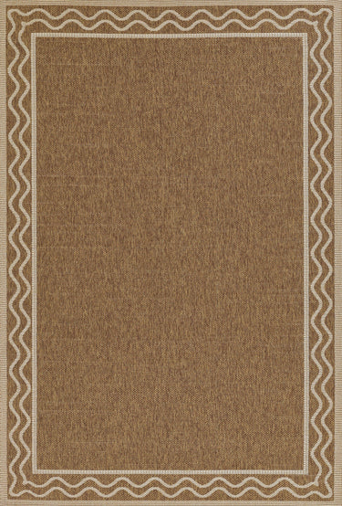 Erin Gates Saybrook 100% Polypropylene Natural Runner Rug, 2'7" X 7'6" Runner