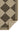 Black Polypropylene area rug 2' X 3' - overhead flat lay view