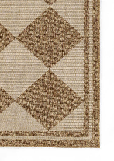 Natural area rug 6'6" X 9 - close-up of pattern and texture