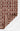 Red Wool area rug 2'6" X 8 - overhead flat lay view