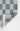 Grey Geometric area rug 8' X 10' - overhead flat lay view