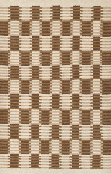 Momeni Scandi 80% Wool 20% Cotton Brown Area Rug, 8' X 10'