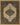 Blue Medallion area rug 9' X 12' - styled in a living room