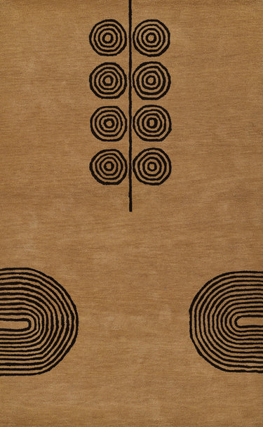 Momeni Beige Simba Area Rug in 2' X 3' - SIM-6