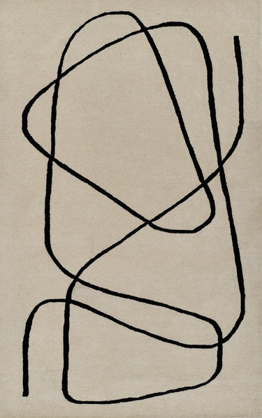 Momeni SIM-8 Runner Rug, Ivory 2'6" X 8' Runner