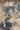 Multi Abstract area rug 7'6" X 9 - close-up of pattern and texture