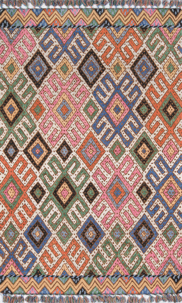 Multi Tahoe Hand - Tufted Area Rug by Momeni, 5' X 8'
