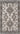 Grey Southwestern area rug 9' X 12' - styled in a living room