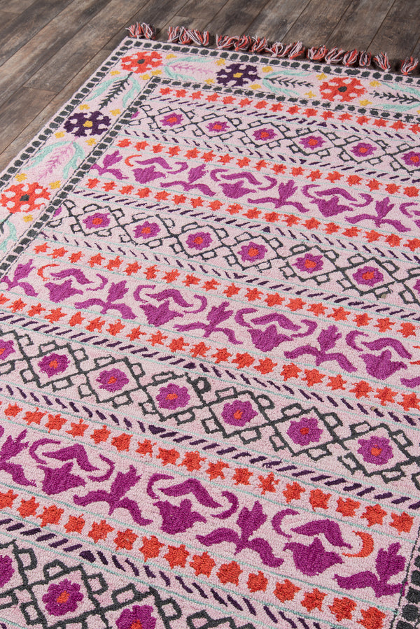 Tahoe TA-07 Southwestern Area Rug in Pink, 2' X 3' lifestyle