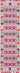 Pink Stripe area rug 3'6" X 5 - detail shot showing pile and weave