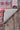 Pink Stripe area rug 3'6" X 5 - corner detail and border