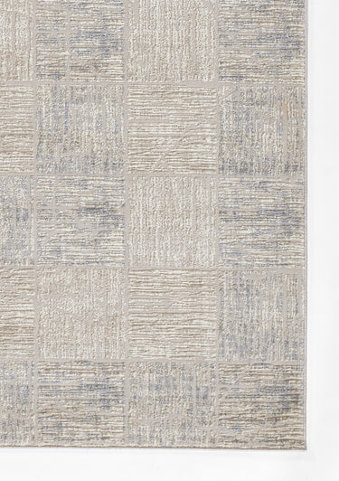 Blue area rug 8' X 10' - close-up of pattern and texture