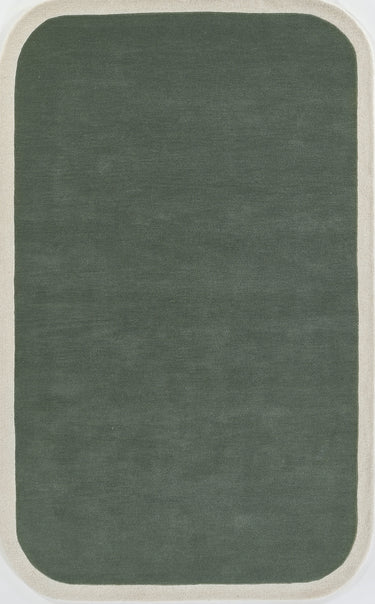 Novogratz Tallulah 100% Wool Green Runner Rug, 2'6" X 8' Runner