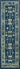 Blue area rug 96 9'6 - detail shot showing pile and weave