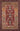 Red area rug 9'6" X 13 - styled in a living room