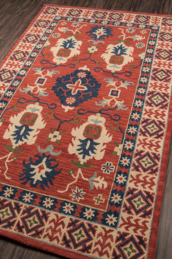 Red Tangier Hand Tufted Area Rug, 9'6