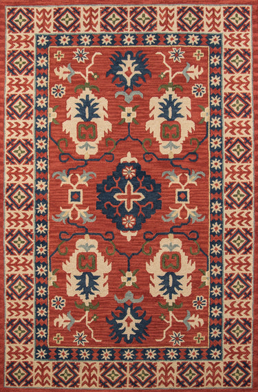 Tangier TAN-3 Red Area Rug by Momeni - 8' X 11'