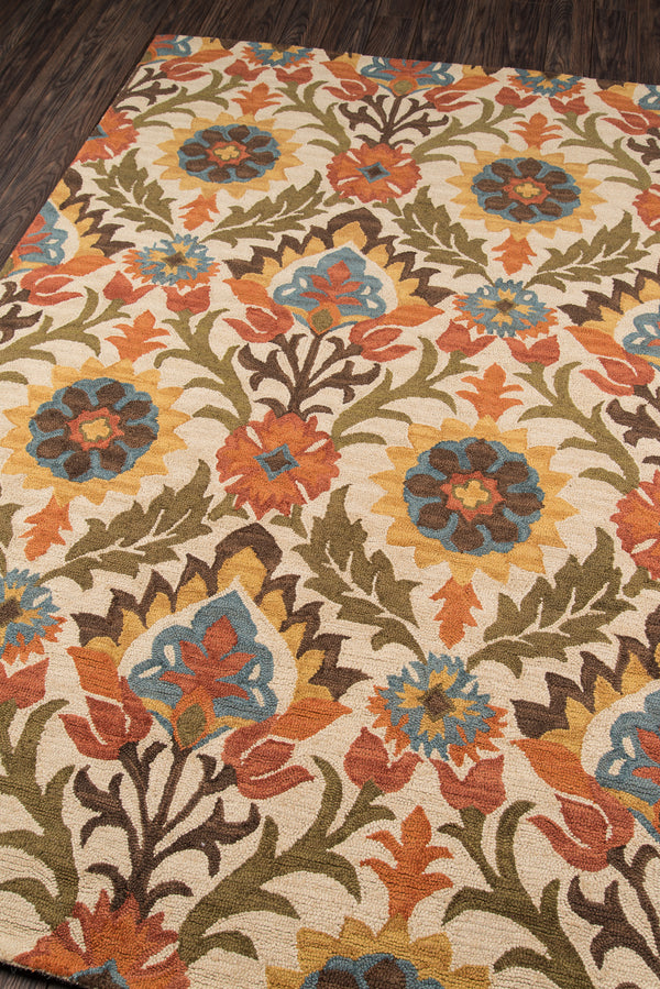 Floral Multicolor Area Rug, Tangier 7'6