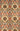 Multi Floral area rug 7'6" X 9 - styled in a living room