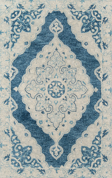 Blue Tangier Hand - Tufted Area Rug by Momeni, 2' X 3'