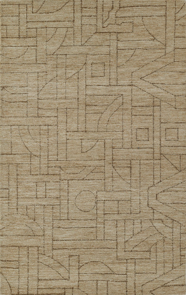 Momeni Teppe 100% Wool Natural Area Rug, 3'6" X 5'6"