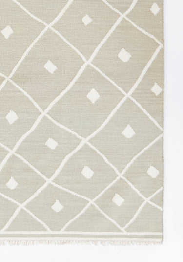 Polyester area rug 2'3" X 8 - close-up of pattern and texture
