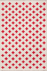 Handwoven Wool Geometric Rug – Topanga Lucille(TOP-1)