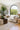 Wool area rug 10' X 14' - overhead flat lay view