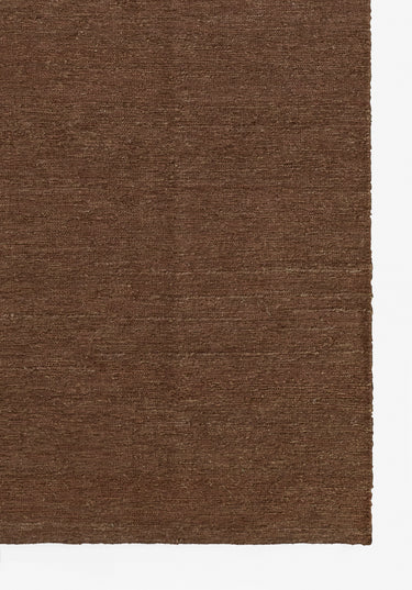 Brown Contemporary area rug 10' X 14' - close-up of pattern and texture